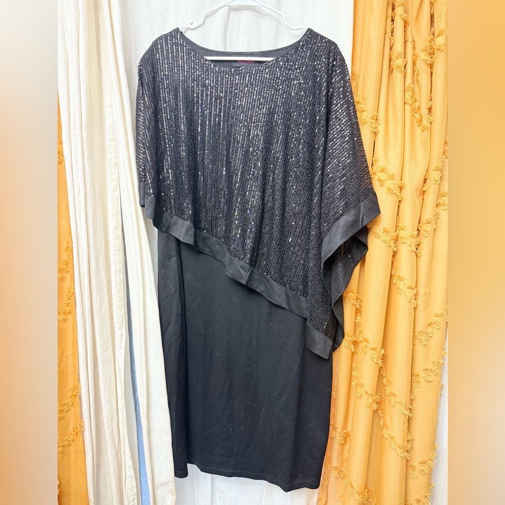 Hanna Nikole Elegant Black Sequin Dress